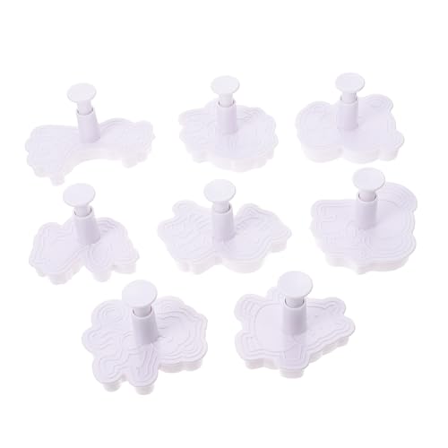 ULTECHNOVO 8 piezas Moldes de Galletas de Animales de para DIY Utensilios de Horneado para Galletas Infantiles para Alimentos Desmoldeo y Limpieza