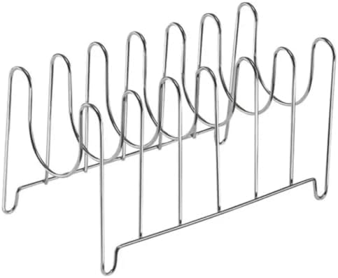 Suporte Organizador de Tampas Cromado 7 Divisórias para Armários ...