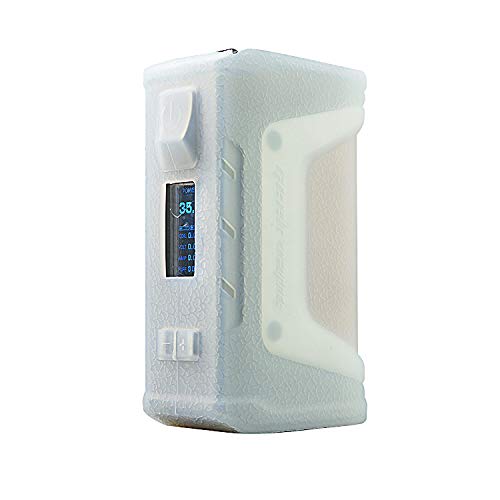DSC-Mart Texture Case for GeekVape Aegis Legend 200W Mod, Anti-Slip Silicone Skin Cover Sleeve Wrap Gel (Clear)