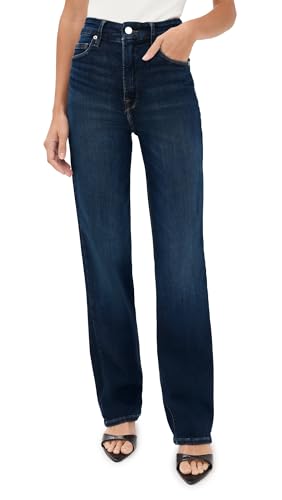 Good American Women's Soft Tech Good Straight Jeans