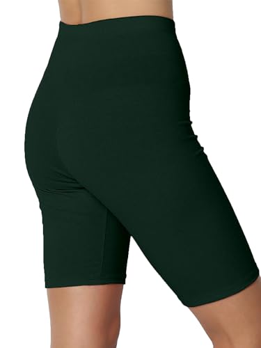 Image of KYDA Women's Anti Bacterial Cycling Shorts, Under Skirt Biker Shorts, High Waist Stretchable Yoga Shorts & Gym Workout Skin Fit Shorties