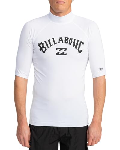 Billabong Logo Surf S/SL ropa de surf para hombre camiseta técnica de manga corta negra