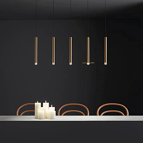 Lámpara colgante LED de cobre con diseño arquitectónico para proyectos exclusivos 2