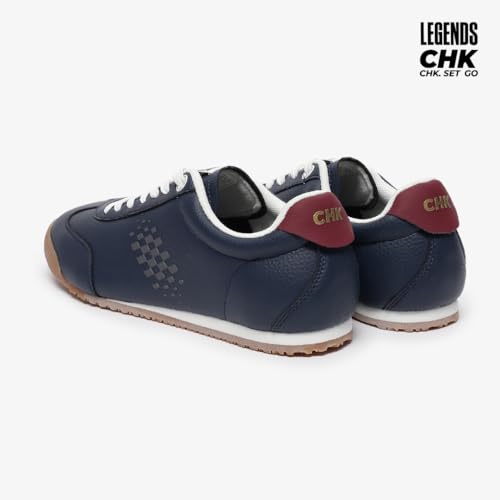 Image of CHK Legend Men's Casual Shoes | Premium Microfiber PU Upper | Cushioned Insole & EVA Midsole | Durable High-Abrasion Outsole | Lightweight Lace-Up Fashion Sneakers for Everyday Comfort