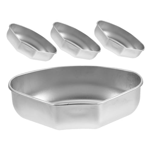 Sosoport 4 piezas Bandejas Vaporera Inoxidable para Cocción Accesorios de Vapor para Cocinas Aptas para Arroz Verduras Huevos