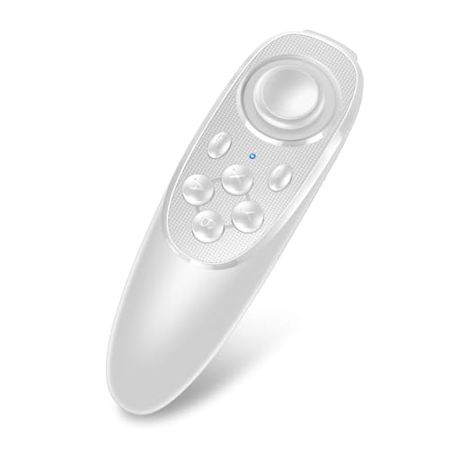 Wireless VR Controller for Phones Compatible with iOS/Android, Joystick Remote for Tiktok Support iPhone/iPad/Android Phones/Tablet Laptops to Control Music Video, Selfie, Mouse, E-Book (Upgrade)