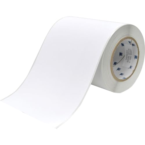 Rouleau BS 5609 Marine Label Brady en polypropylène blanc pour une signalétique haute résistance