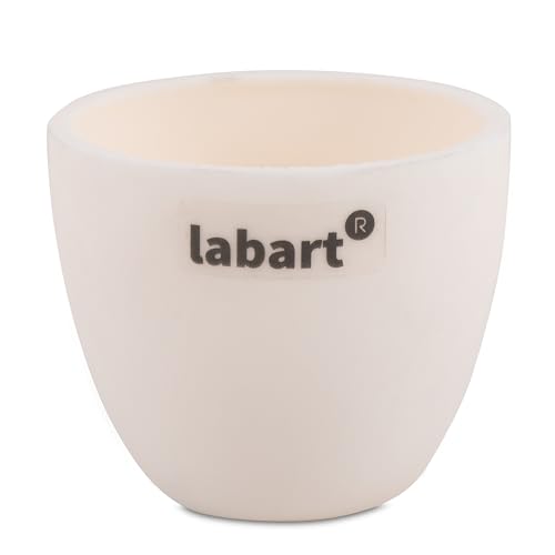 Image of LABART 99.9% Alumina Crucible Al2O3 for Furnace, Temperature 1750 Degree Celsius, Volume: 25ml