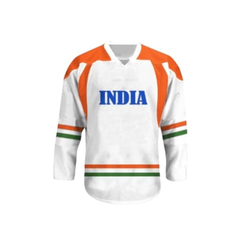 India Hockey Jersey Custom Name Number Sewn Multicolor