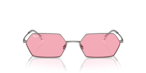 Ray-Ban RB3728 Yevi Sunglasses, Gunmetal/Pink, 58 mm - image 1