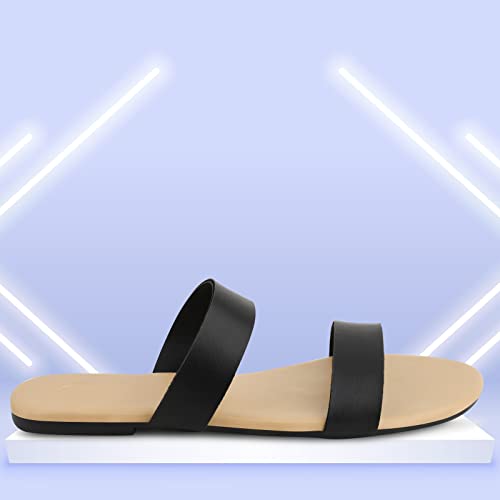 Image of FABY CARRY Women's Fashion Slippers Lightweight, Comfortable & Trendy Flat Sandals