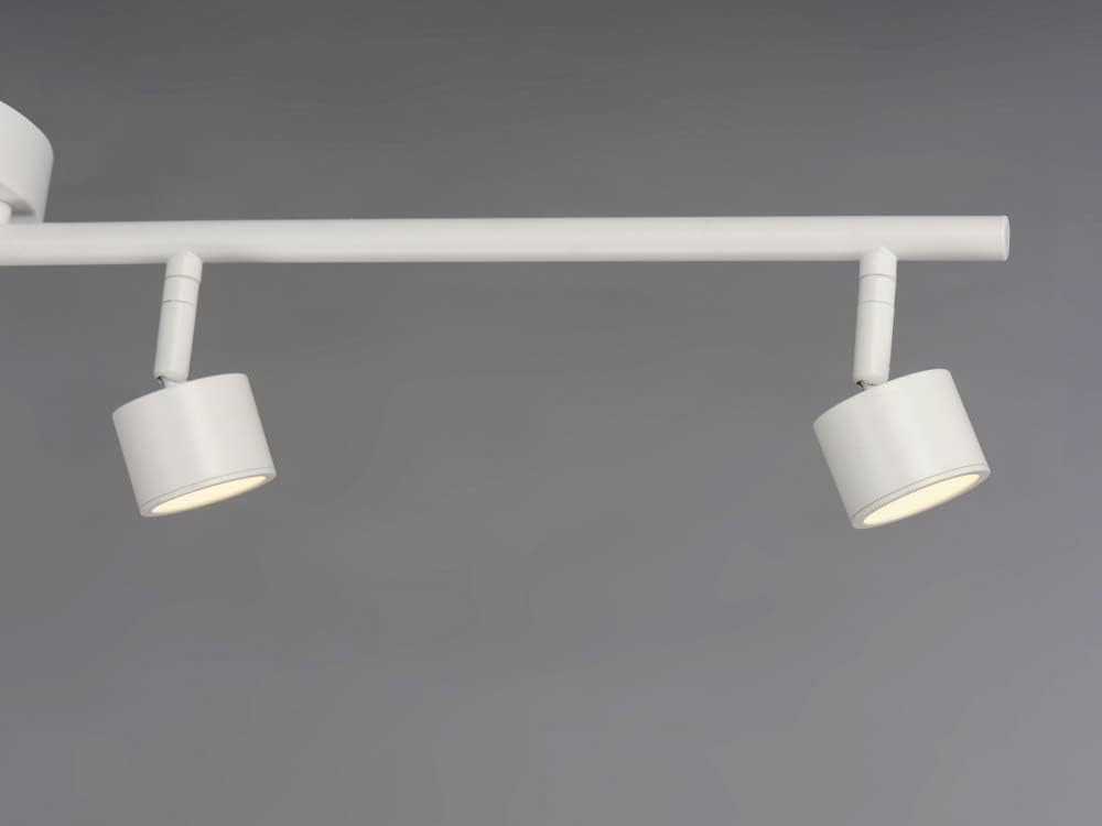 ET2 Taylor-28W 4 LED Fixed Rail Track Light-5 Inches Wide by 5.75 inches high-Black Finish