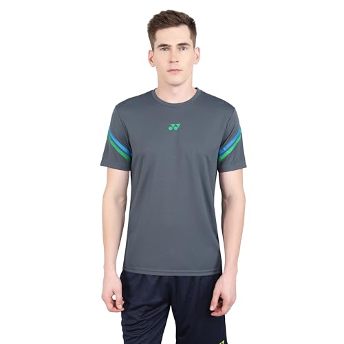 Image of YONEX Round Neck T-Shirt 2812 |Badminton|Tennis|Squash|Tru Dry |Quick Dry |Breathable |Fleecy