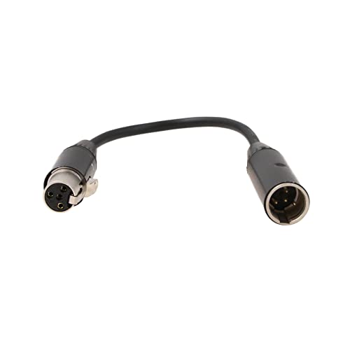 Hangton Headset Microphone Audio Adapter Extension Cable For Shure Sm-93 Wbh Wl Body-Pack Transmitter Mini Xlr 4 Pin Ta4F Male To Female 30Cm #TOP1