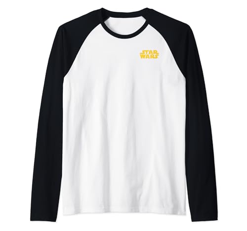 T-shirt baseball raglan Star Wars avec logo poche discret pour fan