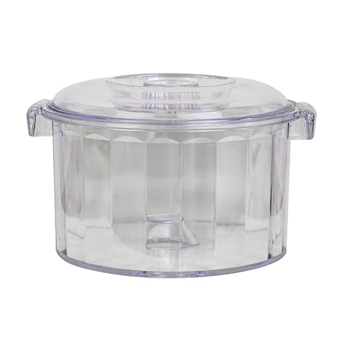 PTKTLAM Magnetic Polisher Barrel polycarbonate materialMagnetic TumblerAccessoriesfor 185 magnetic polishing machines (180MM)
