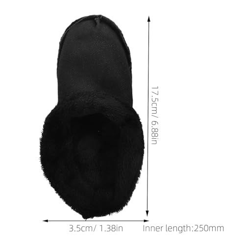 Plantillas de piel sintética negras para calzado talla 8-9 miniatura 6