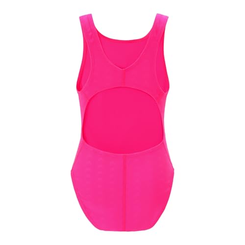 Image of GLIGLITTR Girls' Athletic One Piece Swimsuit Kids Black Swimwear for Swim Team Practice Competition Beach Sport Bathing Suit