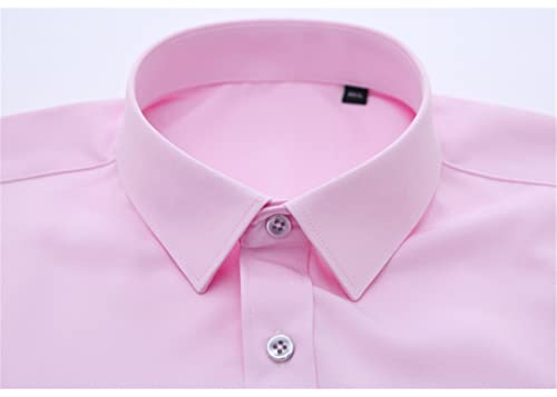 Chemise décontractée à manches courtes avec poche plaquée unique violette