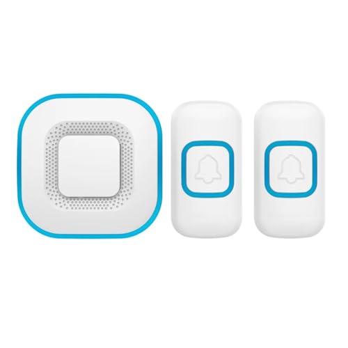 Sonnette de porte intelligente sans fil 38 carillons 2 boutons étanches - 2