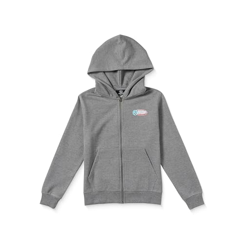 Volcom Big Boys Eclipse Zip Fleece Hoodie Sweatshirt