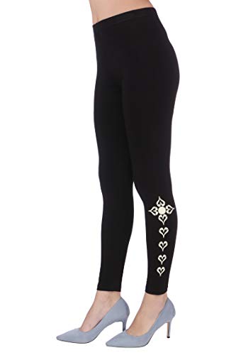 Image of Plus Size Printed Ankle Length Leggings for Women