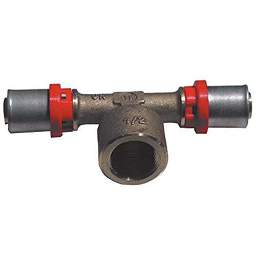 'tiemme Empalme a empujadores para tubo multicapa a T Tees hembra 1 x 63
