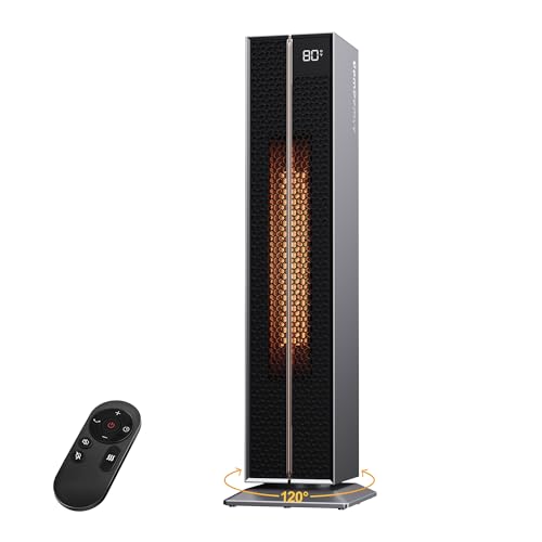 ComDomus Electric Heaters for Indoor Use, 32” Space Heater Large
