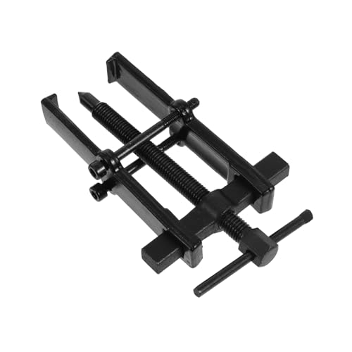 SOLUSTRE Carbon Steel 6 Inch Bearing Gear Puller Power Steering Pump Pulley Remover Universal Guide Rail Pin Puller for Automotive Repair