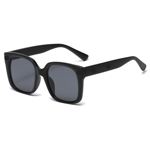 Gafas De Sol Compras For Fiesta Vacaciones Con Montura Cuadrada For Hombre Y Mujer(Black)
