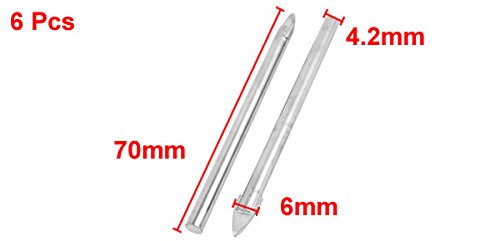 Sourcingmap Punta di perforazione per mattonelle