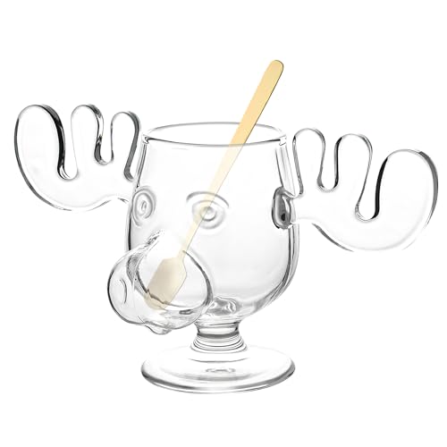 HENGBIRD EierliköR Moose Mug Elch GläSer Christmas Vacation Elch-Mug Weihnachts EierliköR GläSer ElchgläSer WeihnachtsgläSer National Lampoons Christmas Vacation ElchgläSer für Griswold