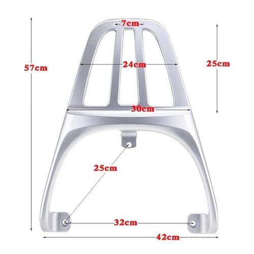 Porte-Bagages Moto Yadea E8S E8 E9 E10 Support Bagage Arrière Scooter - 3