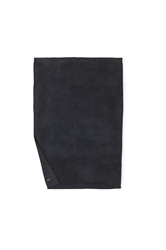 Image of Barefoot Dreams CozyChic Ribbed Throw, Carbon, 54 inchx72 inch