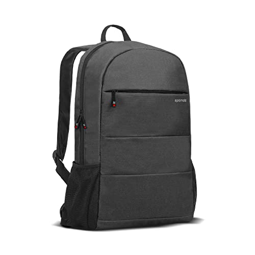 Promate Travel Laptop Backpack Lightweight Water-Resistant Computer Bag with Anti-Theft Secure Pockets and Adjustable Padded Strap for Men Women 15.6 Inch Laptop and Notebook Alpha-BP