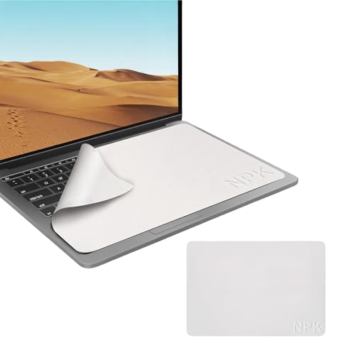 Protector de teclado para portátiles M Book A i r/Pro de 15 pulgadas y 16 pulgadas, paño de limpieza de 34 x 22 cm, cubierta de teclado de pantalla elimina eficazmente el polvo y las huellas