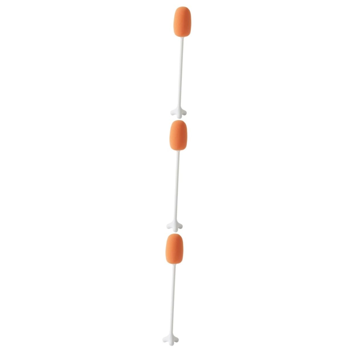 FRCOLOR 3piezas Esponja Limpiadora De Biberones Mango Cepillo para Decantadores y Botellas para Bebés y Esquinas Muertas y