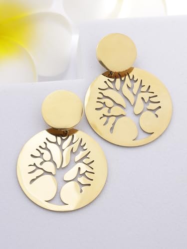 Image of Scintillare by Sukkhi Stylish Stainless Steel Butterfly Dangler Earring Jewellery for Women & Girls|Anti Tarnish Jewellery|Gifts for Wife Girlfriend Mother Sister