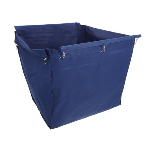 SKISUNO Bolsa con Gancho de Metal para Carrito de Limpieza de Conserjería de Tela Oxford Repuesto Resistente y Espacioso para Recolección de Residuos y Almacenamiento