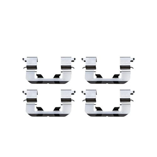 Image of Detroit Axle - Front Ceramic Brake Pads with Hardware Replacement for 2017 2018 2019 Hyundai Santa Fe 2019 Santa Fe XL - 2pc Set