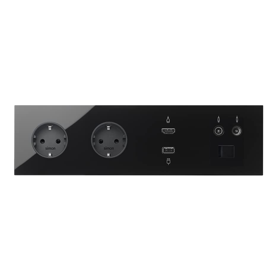 Kit front 4 éléments finitions premium avec HDMI et prises TV RJ45