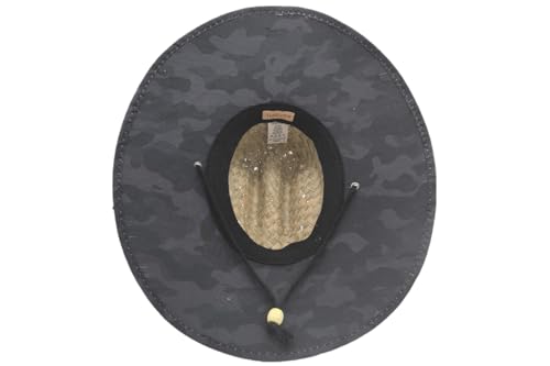 Image of Men's and Wowen's Lifeguard Straw Hat Wide Brim Beach Hat Sun Protection Outdoor Hat for Fishing Hiking