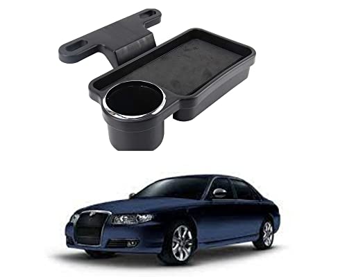 Image of Oshotto (FT-04) Foldable Car Auto Headrest Rear Back Seat Table Drink Food Cup Tray Holder Compatible with MG Aston
