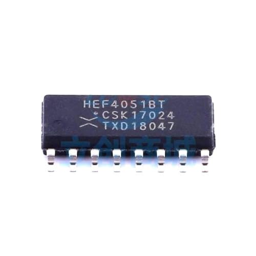 5 Pcs HEF4051BT, 653 SOIC-16_150mil Analog Switch/multiplexer