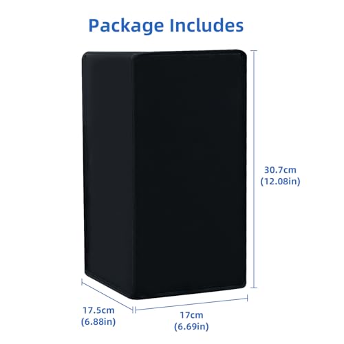 Mcbazel Dust Cover voor Xbox Series X Console, Anti Scratch beschermhoes Sleeve Soft Dust Guard voor Xbox Series X Console - Zwart - Afbeelding 4