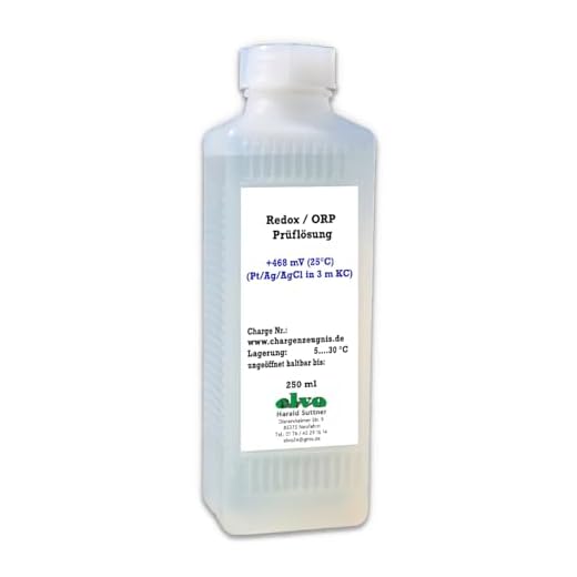 ELVO Redox ORP 468mV 250 ml Kalibrierlösung Pufferlösung