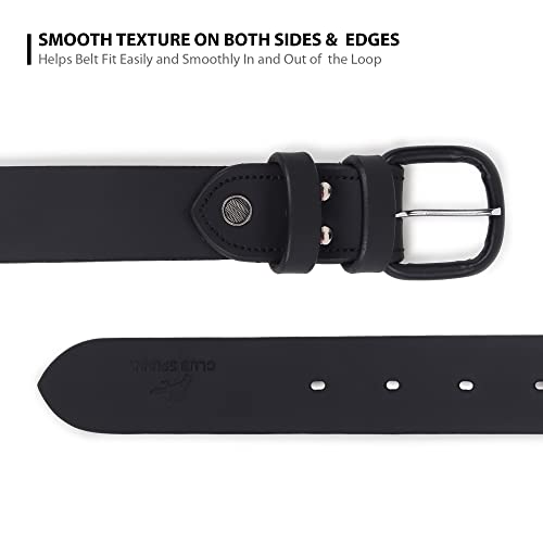 Image of Handmade Genuine Leather with Leather Covering Buckle Belt for Men's /Boys. Color - Brown /Black ||Waist Size 28 to 46|| ||CSBL-CVRBKL-08-1||