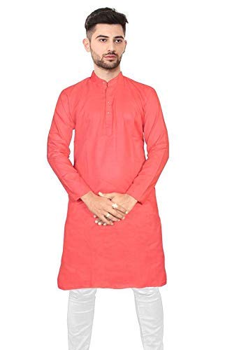 Men's Solid Straight Cotton Kurta Pyjama Set with 16 Diffrence Color Set ll Kurta+Pajama