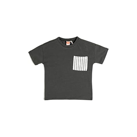 Koton Grey Cotton T-Shirt for Boys Cover