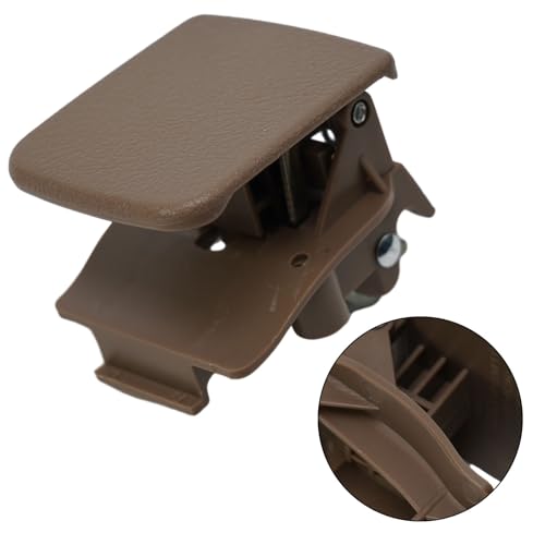 Risveglio Manija de pestillo para guantera del lado del pasajero 1500 2500 3500, para Express para perilla de cerradura de puerta, plástico ABS marrón 20933084